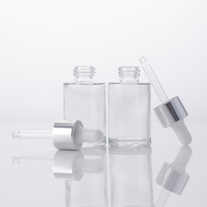 Бутылки для упаковки эфирных масел со стеклянной капельницей, прозрачное масло на заказ, стеклянная бутылка-капельница на 30 мл. 