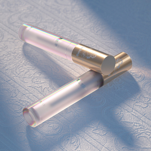 Новый дизайн высококачественных круглых косметических золотых блесков для губ объемом 4 мл с кисточкой
